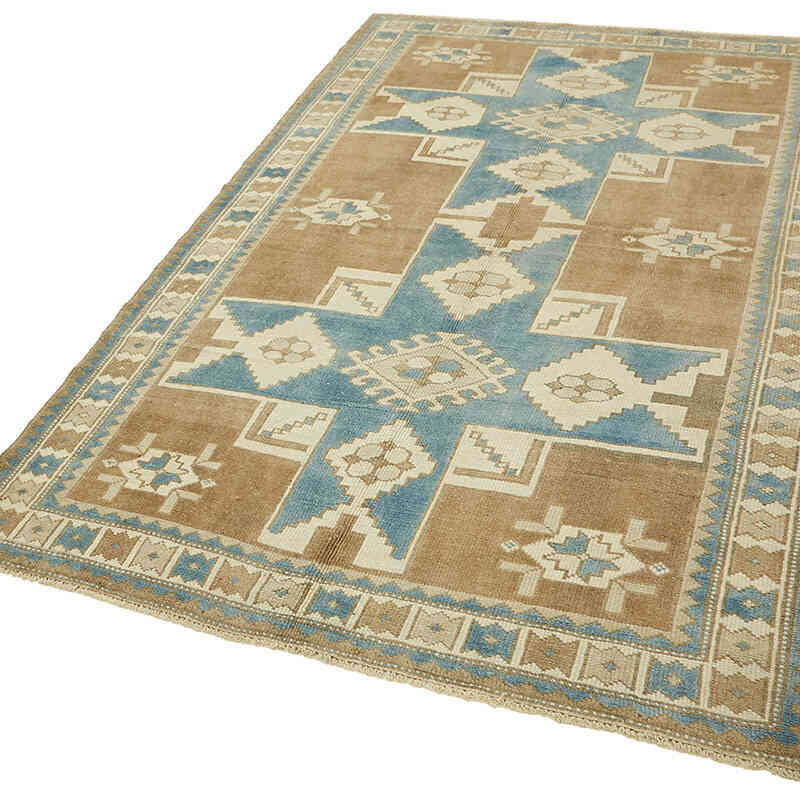 Alfombra Vintage Turca Anudada a Mano - 160 cm x 267 cm - K0078629