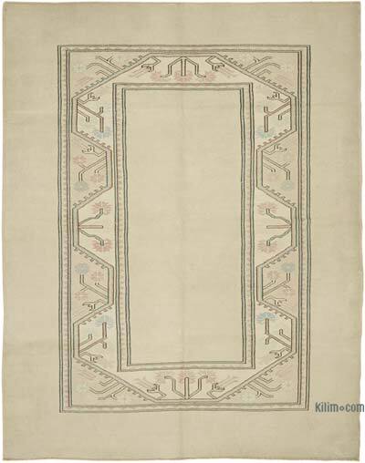 El Dokuma Vintage Halı - 214 cm x 275 cm