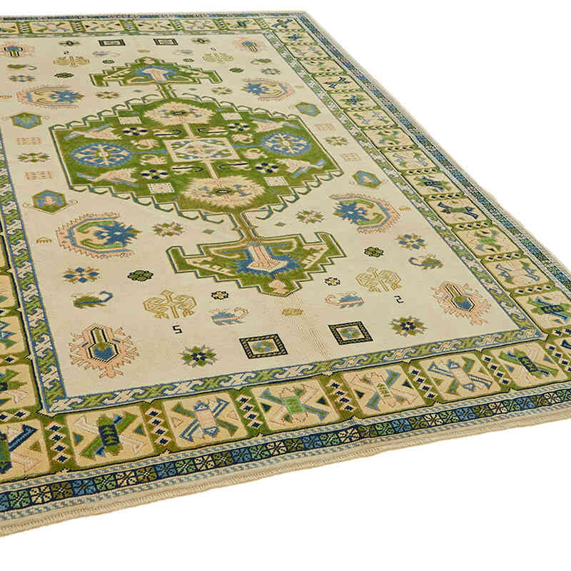 Vintage Turkish Hand-Knotted Rug - 6' 10" x 9' 3" (82" x 111") - K0078631