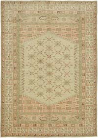 Vintage Turkish Hand-Knotted Rug - 180 cm x 258 cm