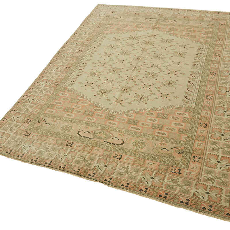 El Dokuma Vintage Halı - 180 cm x 258 cm - K0078632