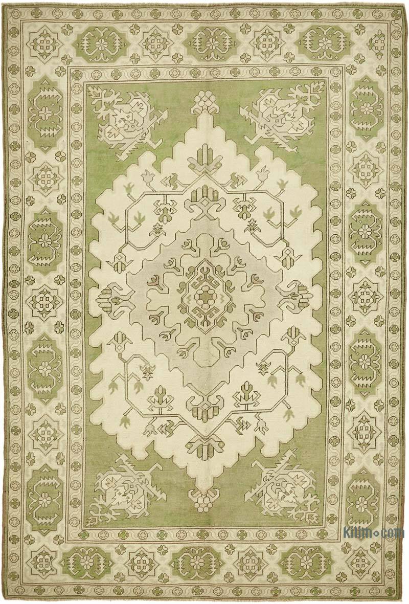 Vintage Turkish Hand-Knotted Rug - 7' 4" x 10' 9" (88" x 129") - K0078633