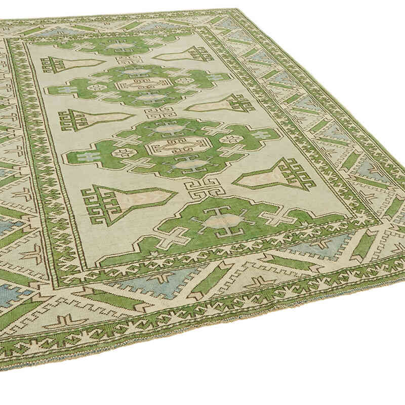 Alfombra Vintage Turca Anudada a Mano - 229 cm x 280 cm - K0078635