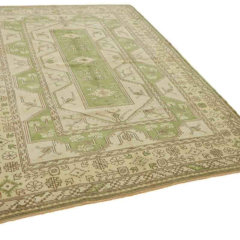 Vintage Turkish Hand-Knotted Rug - 6' 9" x 9' 5" (81" x 113") - K0078636