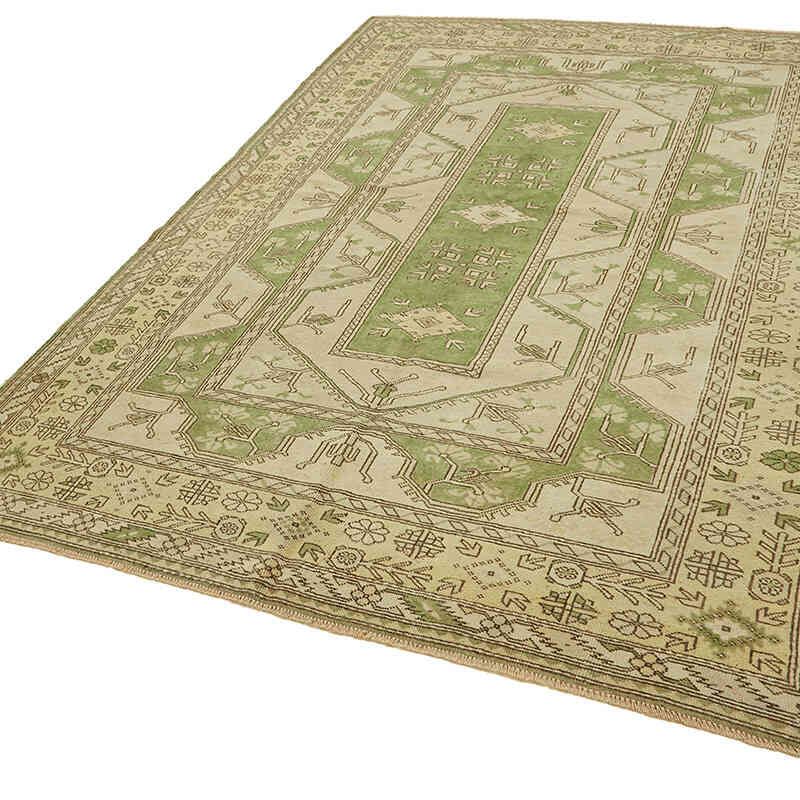 Vintage Turkish Hand-Knotted Rug - 6' 9" x 9' 5" (81" x 113") - K0078636