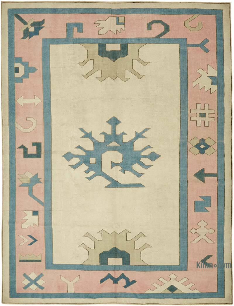 Vintage Turkish Hand-Knotted Rug - 7' 8" x 10' 1" (92" x 121") - K0078639