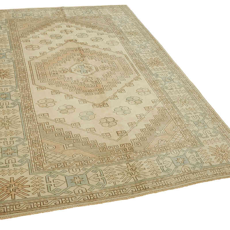 Vintage Turkish Hand-Knotted Rug - 5' 4" x 7' 9" (64" x 93") - K0078640