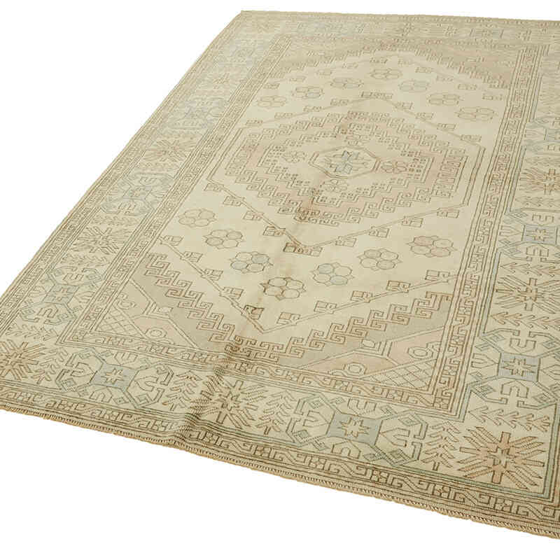 Vintage Turkish Hand-Knotted Rug - 5' 4" x 7' 9" (64" x 93") - K0078640
