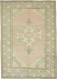 Vintage Turkish Hand-Knotted Rug - 6' 3" x 8' 9" (75" x 105")