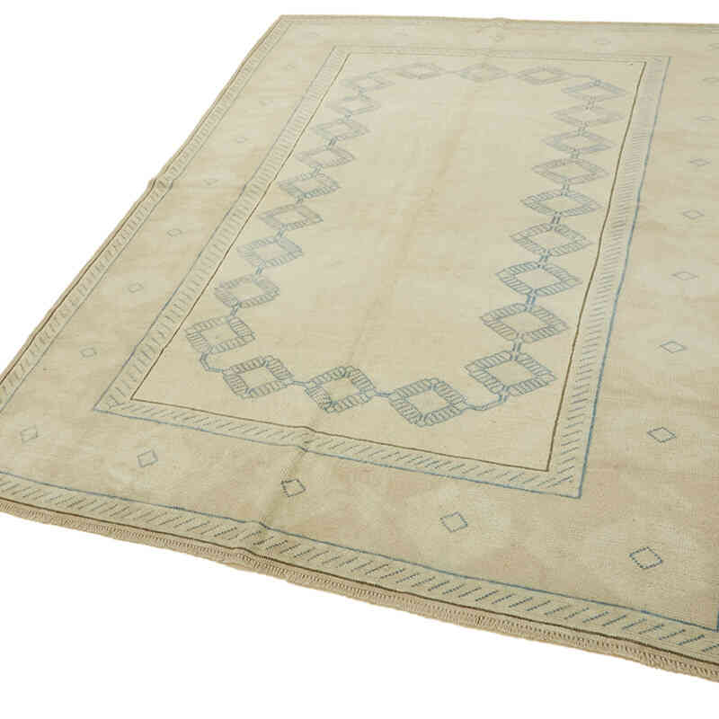 Vintage Turkish Hand-Knotted Rug - 6' 1" x 8' 2" (73" x 98") - K0078643