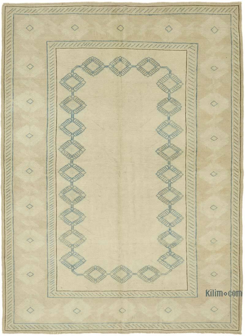 Vintage Turkish Hand-Knotted Rug - 6' 1" x 8' 2" (73" x 98") - K0078643