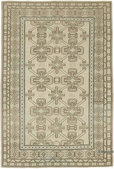 Alfombra Vintage Turca Anudada a Mano - 175 cm x 254 cm