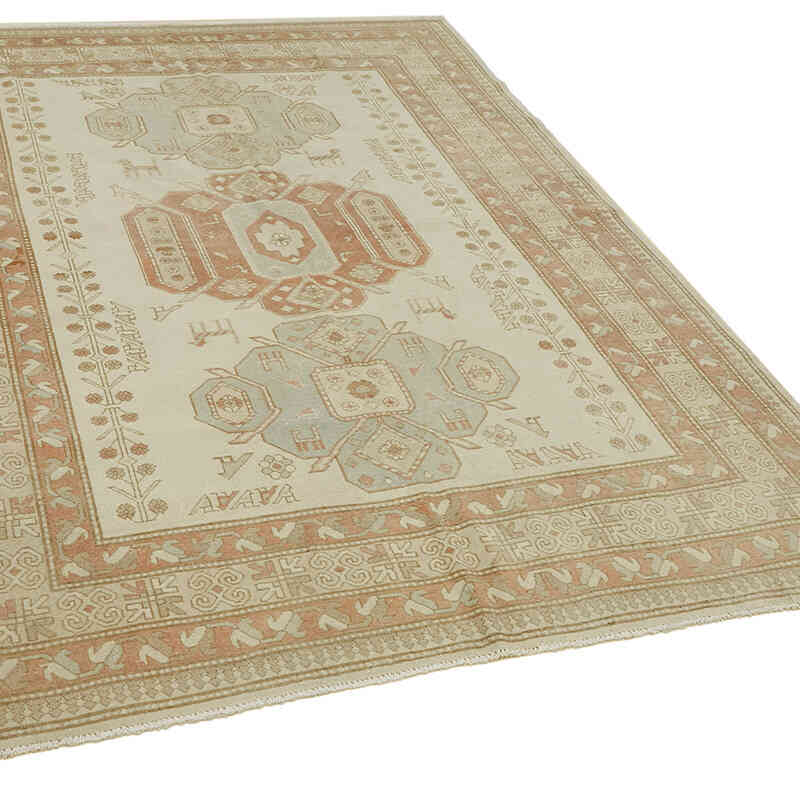Vintage Turkish Hand-Knotted Rug - 5' 9" x 7' 8" (69" x 92") - K0078645