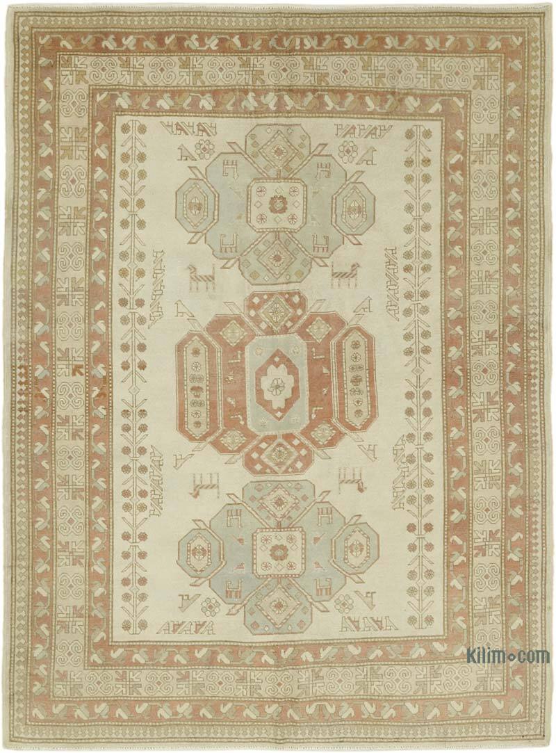 Vintage Turkish Hand-Knotted Rug - 5' 9" x 7' 8" (69" x 92") - K0078645