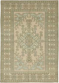Vintage Turkish Hand-Knotted Rug - 6' 7" x 9' 6" (79" x 114")