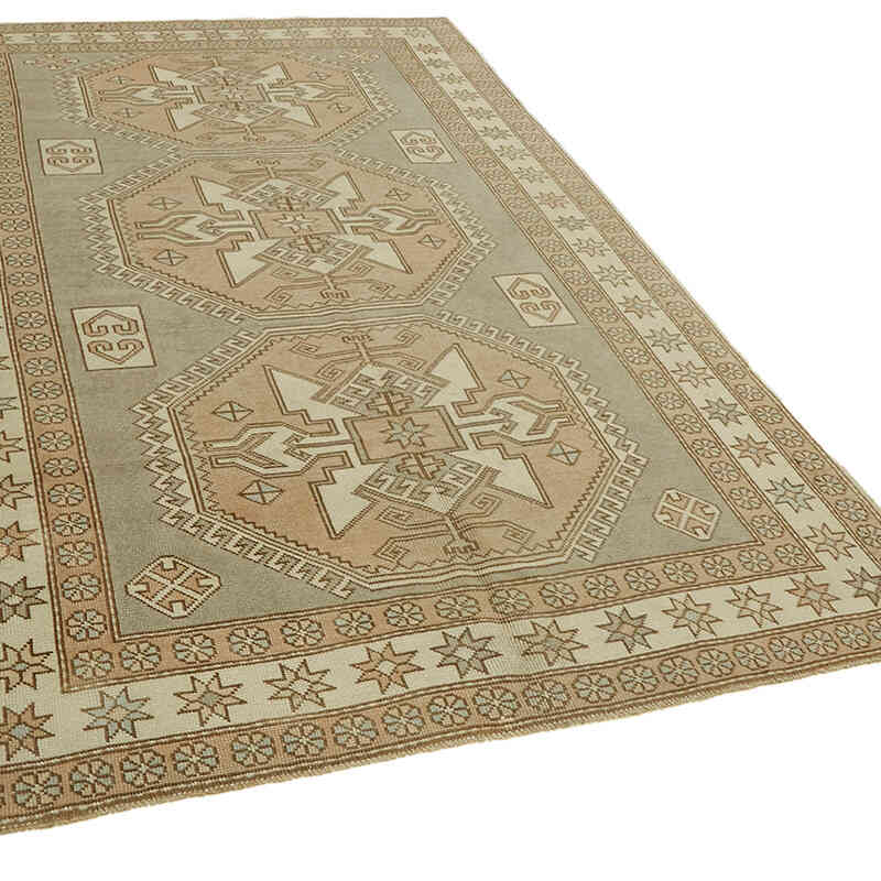 El Dokuma Vintage Halı - 179 cm x 283 cm - K0078647