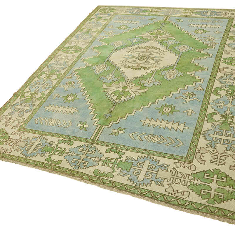 El Dokuma Vintage Halı - 214 cm x 296 cm - K0078648