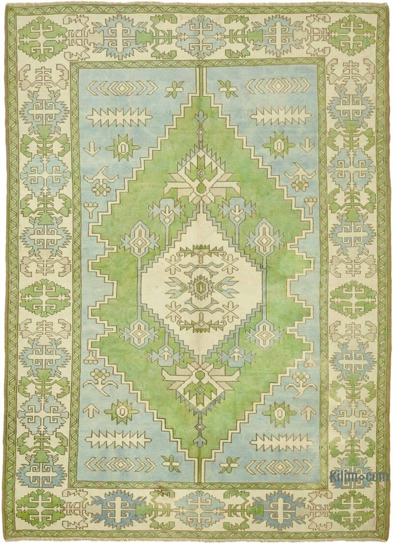 El Dokuma Vintage Halı - 214 cm x 296 cm - K0078648