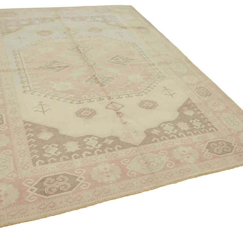 Vintage Turkish Hand-Knotted Rug - 7' 3" x 9' 10" (87" x 118") - K0078652