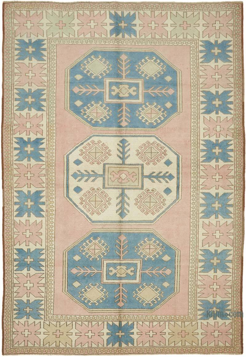 Alfombra Vintage Turca Anudada a Mano - 211 cm x 304 cm - K0078654