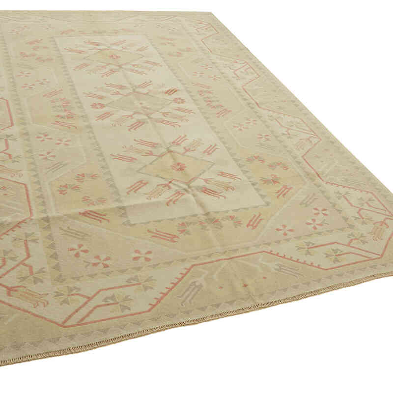 Alfombra Vintage Turca Anudada a Mano - 196 cm x 270 cm - K0078655