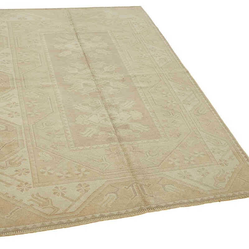 Alfombra Vintage Turca Anudada a Mano - 153 cm x 216 cm - K0078656