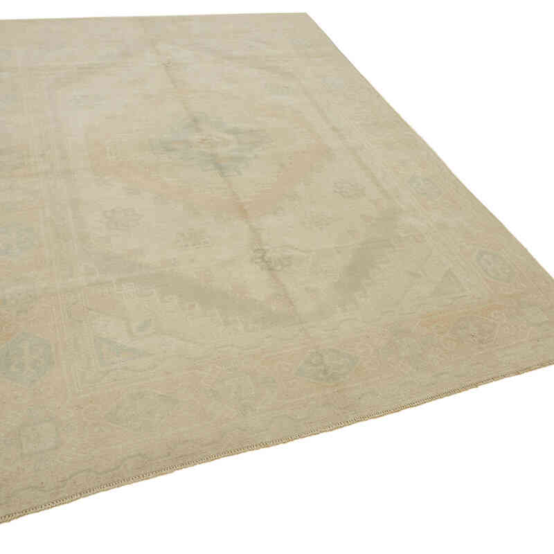 Vintage Turkish Hand-Knotted Rug - 6' 5" x 8' 9" (77" x 105") - K0078657