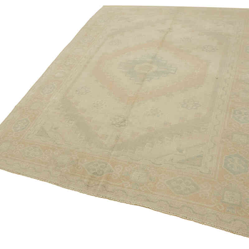 Vintage Turkish Hand-Knotted Rug - 6' 5" x 8' 9" (77" x 105") - K0078657