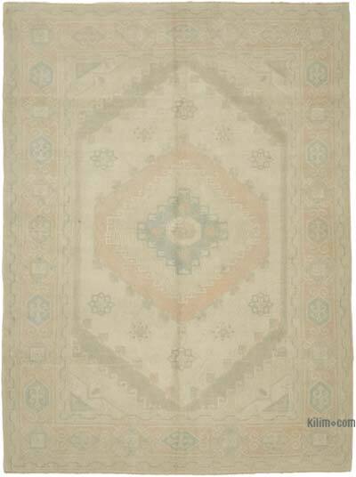 Alfombra Vintage Turca Anudada a Mano - 195 cm x 266 cm