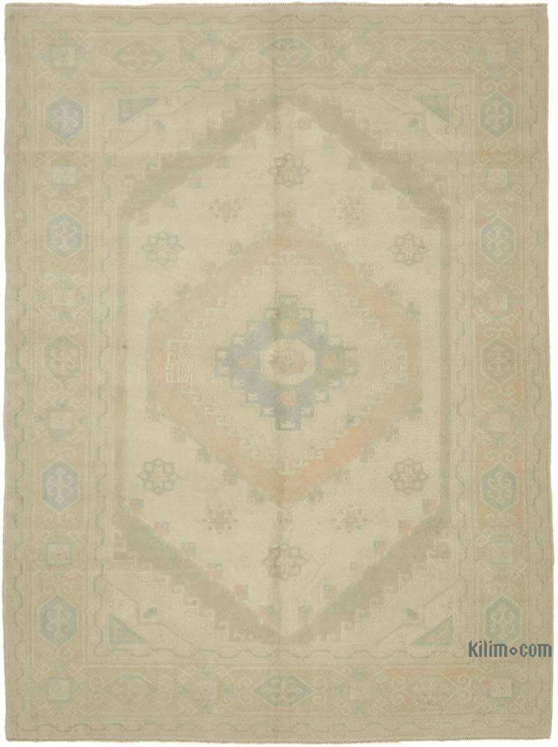 Vintage Turkish Hand-Knotted Rug - 6' 5" x 8' 9" (77" x 105") - K0078657