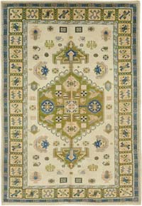 Vintage Turkish Hand-Knotted Rug - 6' 8" x 9' 7" (80" x 115")