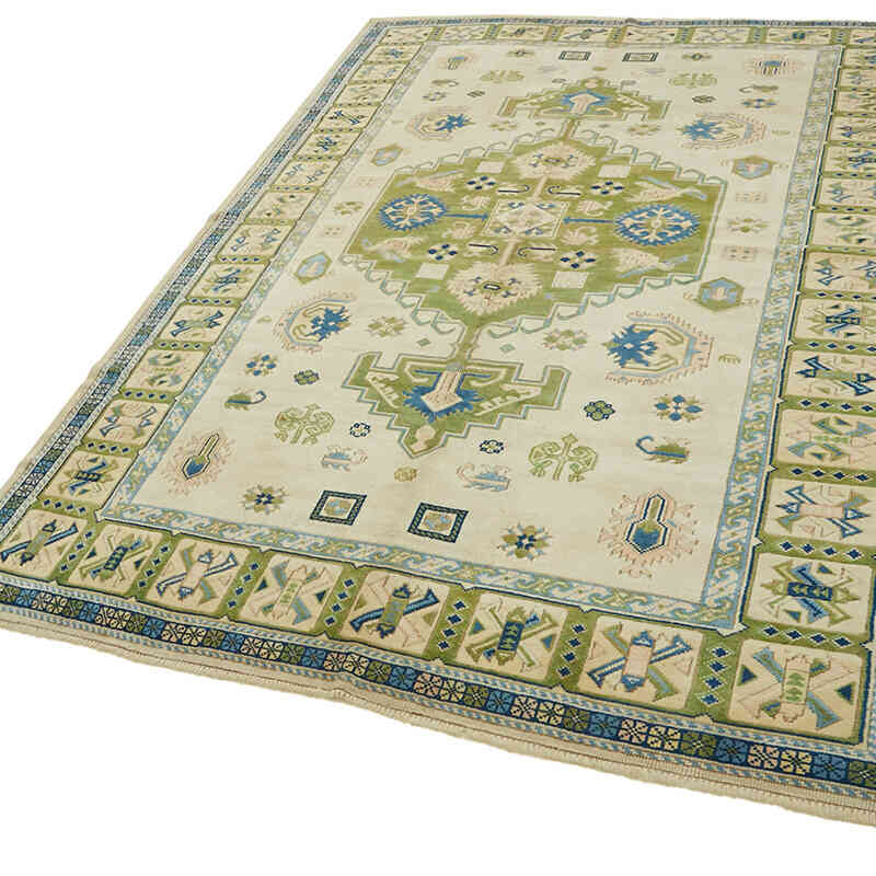 El Dokuma Vintage Halı - 202 cm x 293 cm - K0078658