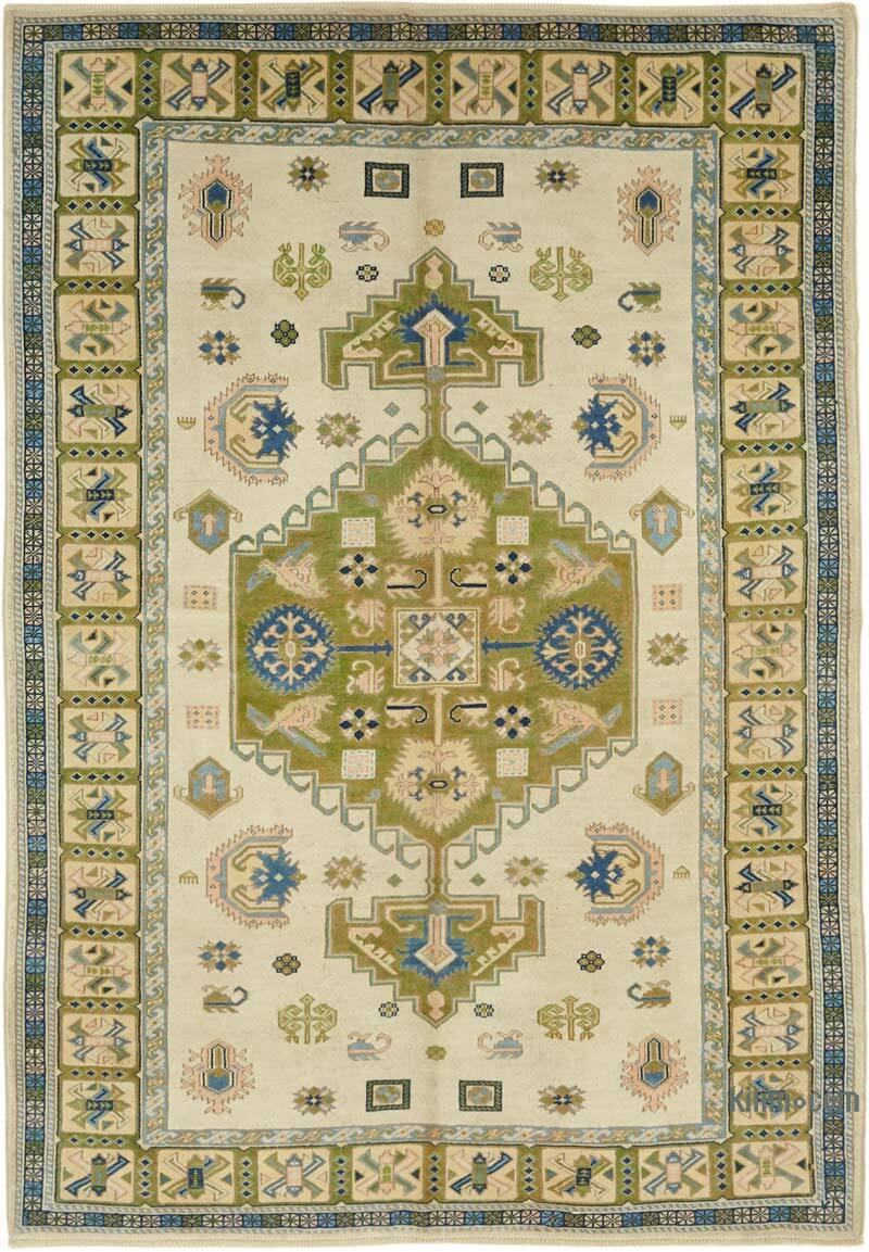 El Dokuma Vintage Halı - 202 cm x 293 cm - K0078658