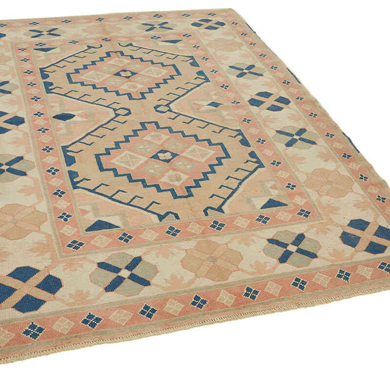 Alfombra Vintage Turca Anudada a Mano - 196 cm x 250 cm - K0078660