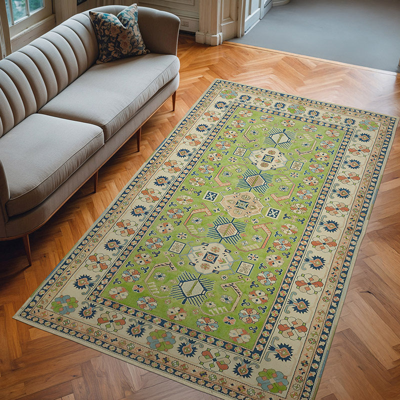 Alfombra Vintage Turca Anudada a Mano - 170 cm x 283 cm - K0078661