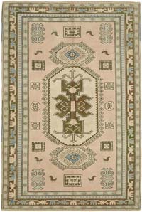 Pembe El Dokuma Vintage Halı - 176 cm x 258 cm