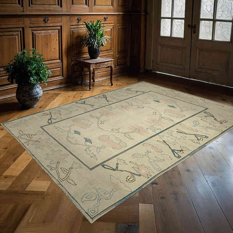 El Dokuma Vintage Halı - 169 cm x 231 cm - K0078665
