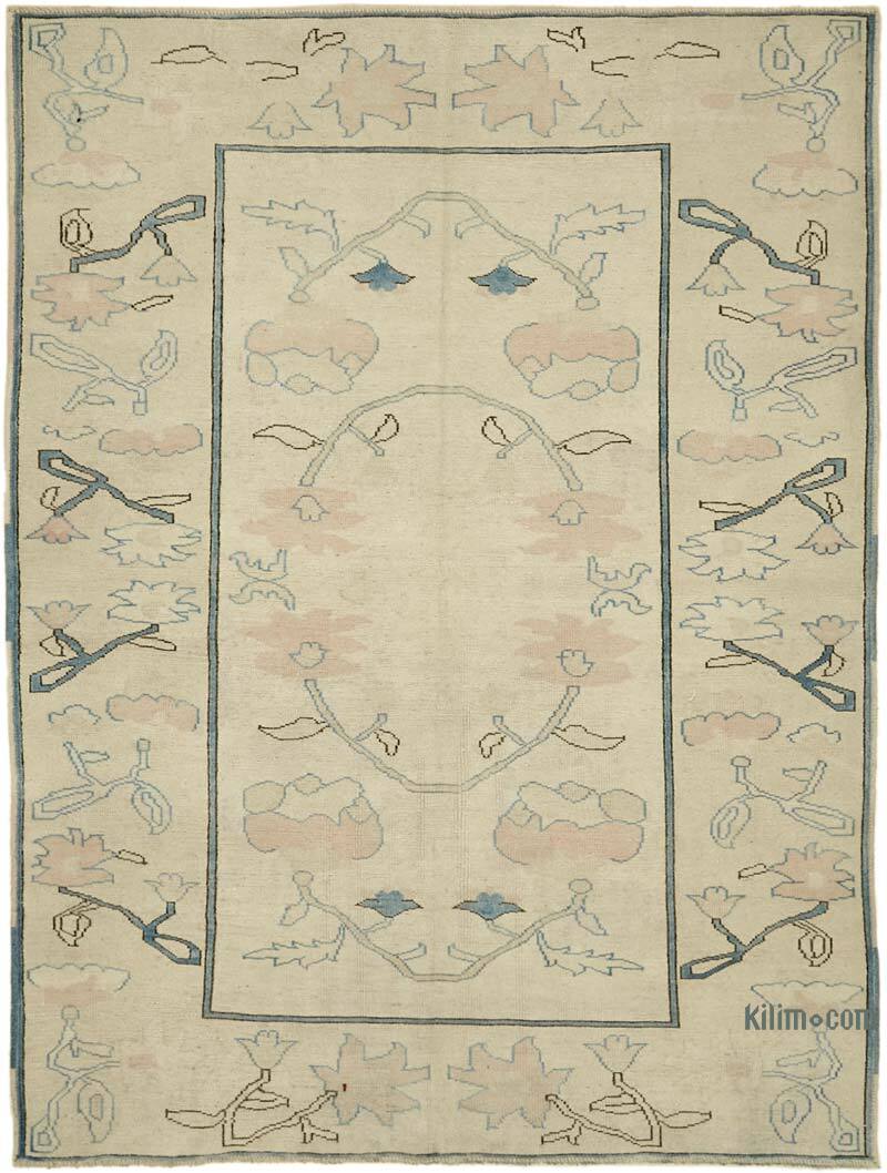 El Dokuma Vintage Halı - 169 cm x 231 cm - K0078665