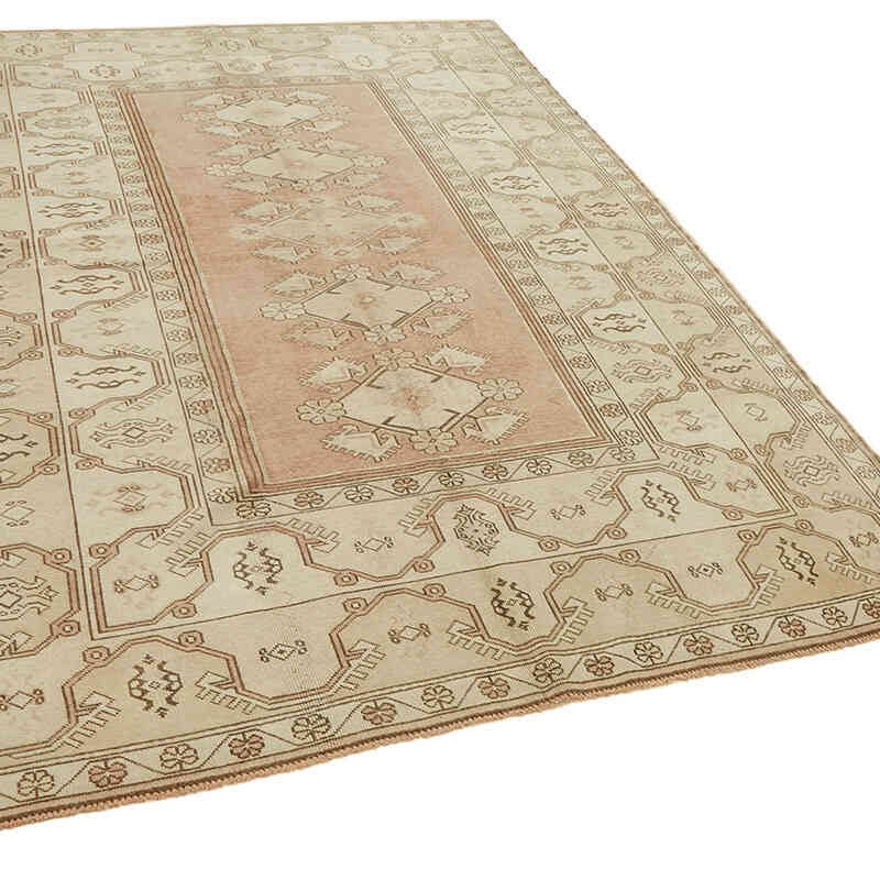 Alfombra Vintage Turca Anudada a Mano - 200 cm x 278 cm - K0078666