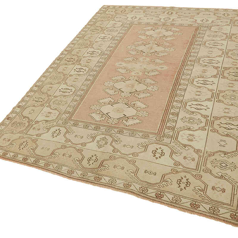 Alfombra Vintage Turca Anudada a Mano - 200 cm x 278 cm - K0078666