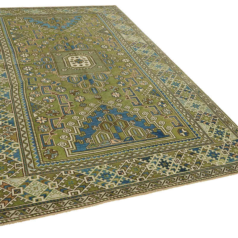 El Dokuma Vintage Halı - 196 cm x 310 cm - K0078667