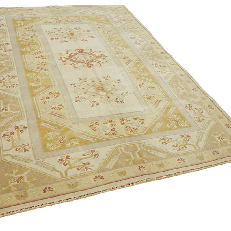 Vintage Turkish Hand-Knotted Rug - 6' 7" x 9' 2" (79" x 110") - K0078671