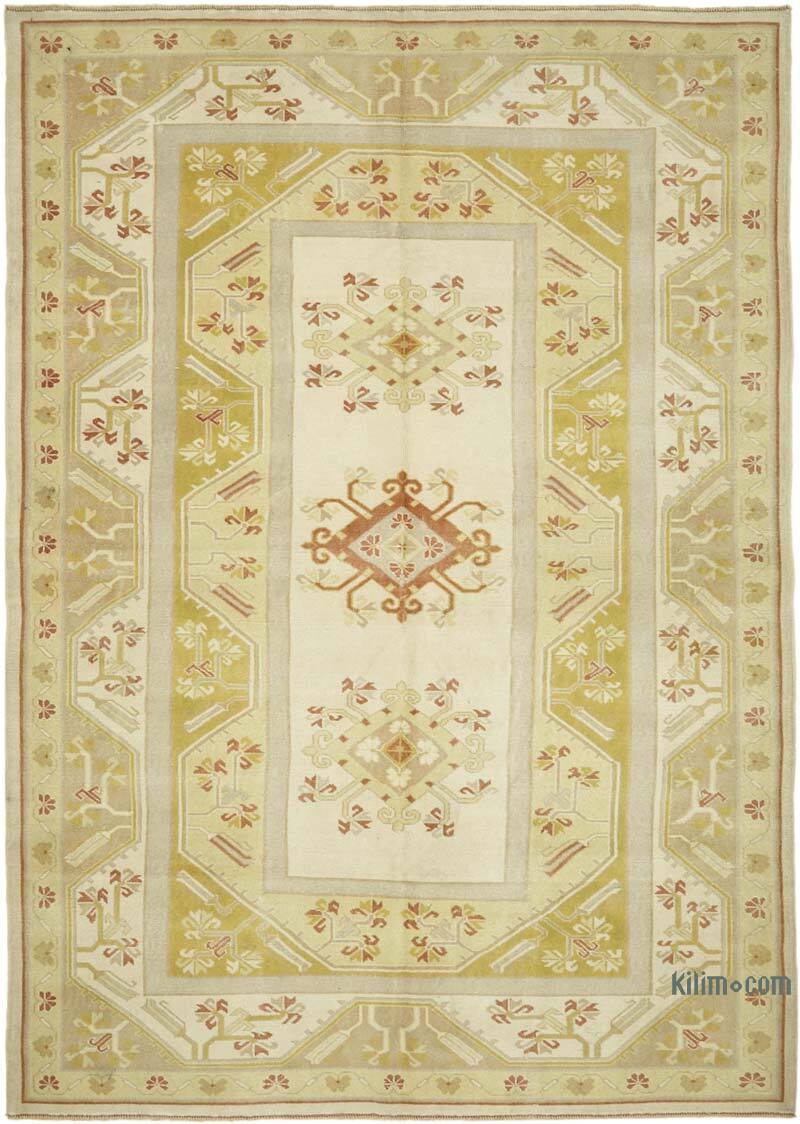 Vintage Turkish Hand-Knotted Rug - 6' 7" x 9' 2" (79" x 110") - K0078671
