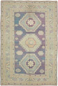 El Dokuma Vintage Halı - 197 cm x 292 cm