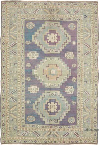 El Dokuma Vintage Halı - 197 cm x 292 cm