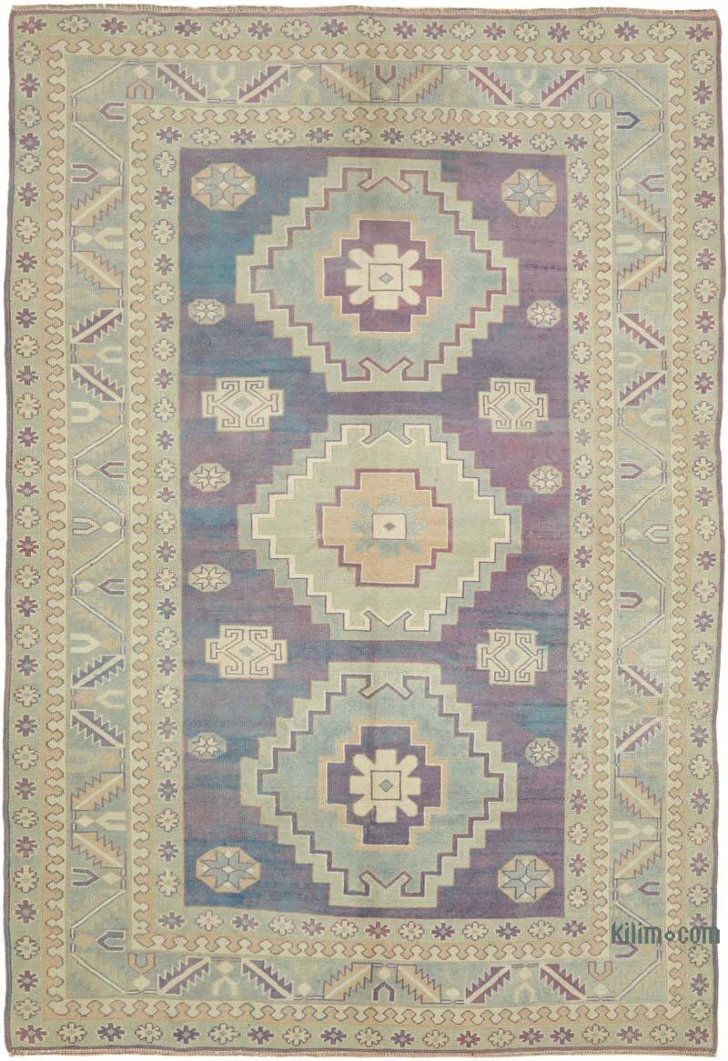 Vintage Turkish Hand-Knotted Rug - 6' 6" x 9' 7" (78" x 115") - K0078672