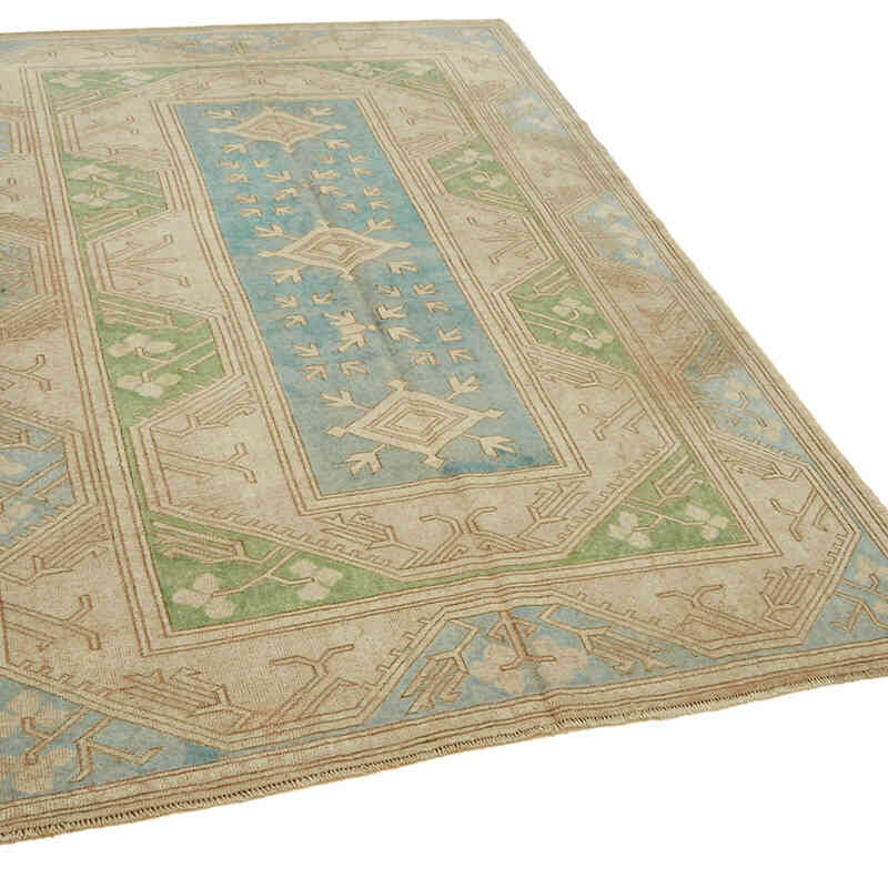 Alfombra Vintage Turca Anudada a Mano - 169 cm x 242 cm - K0078673
