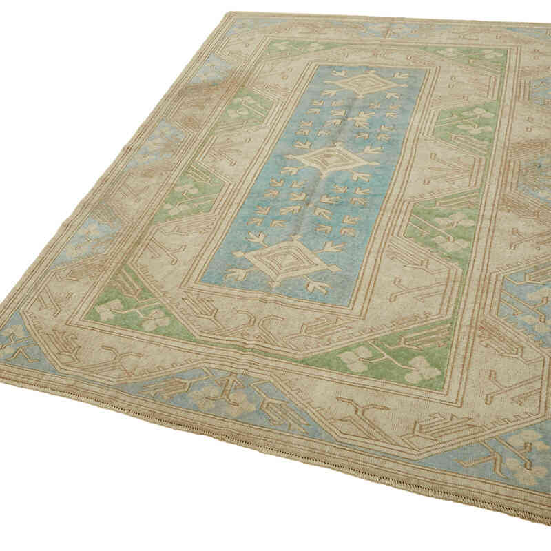 Alfombra Vintage Turca Anudada a Mano - 169 cm x 242 cm - K0078673