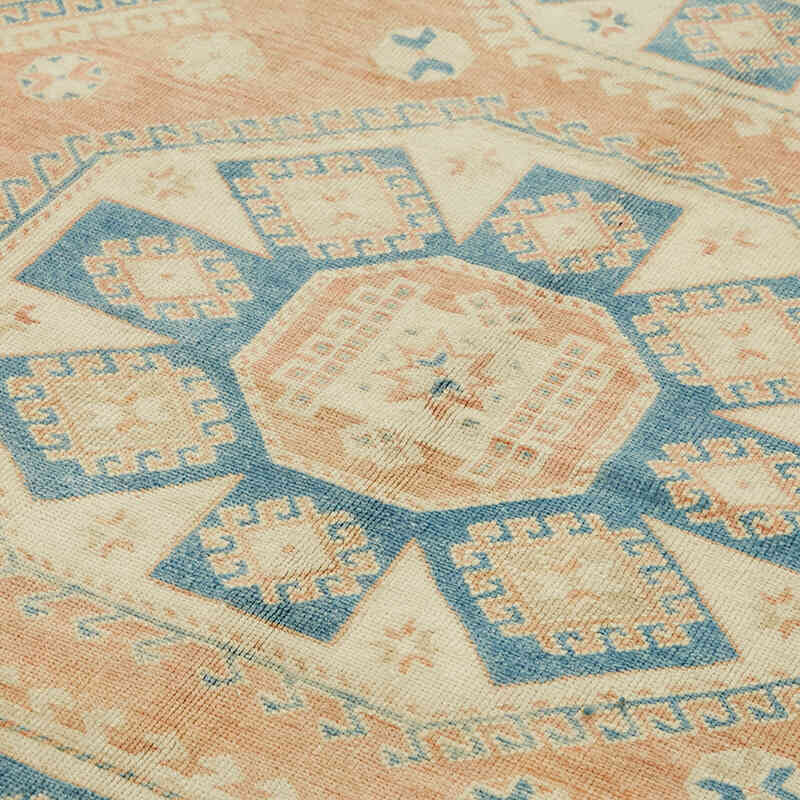 Vintage Turkish Hand-Knotted Rug - 6' 3" x 9' 10" (75" x 118") - K0078676