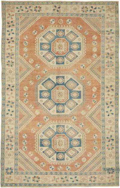 Vintage Turkish Hand-Knotted Rug - 6' 3" x 9' 10" (75" x 118")